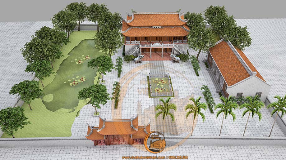 Bộ sưu tập 10+ mẫu nhà thờ họ 2 tầng đẹp nhất