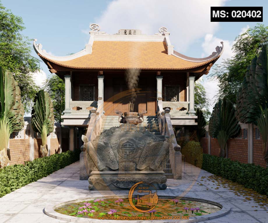 Bộ sưu tập 10+ mẫu nhà thờ họ 2 tầng đẹp nhất 