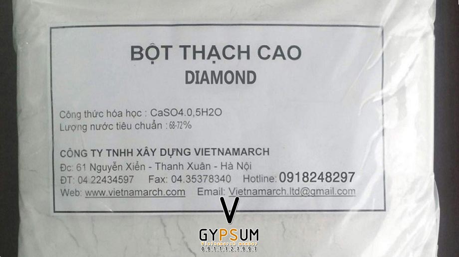 Bột thạch cao Diamond công năng vượt trội