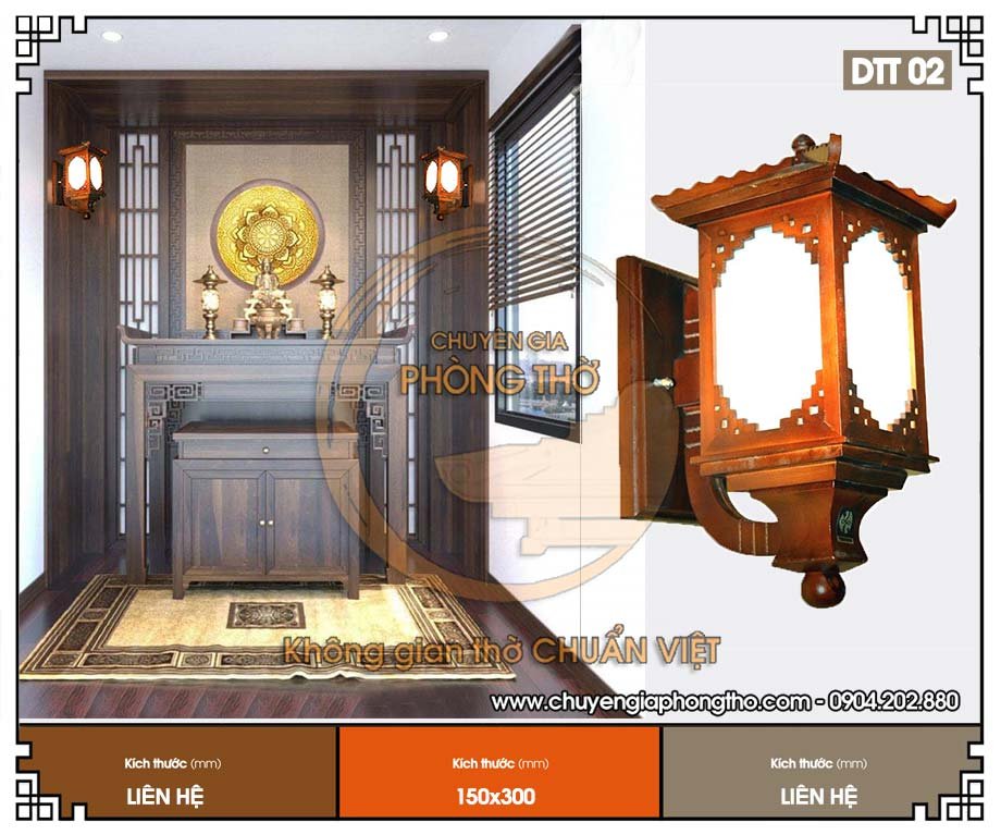 Cách bố trí đèn trong phòng thờ hút tài lộc!