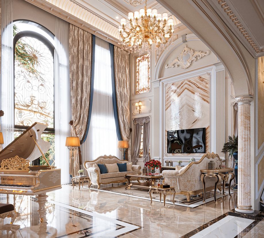Các mẫu trần thạch cao phong cách hoàng tộc cho căn hộ Times City Các mẫu trần thạch cao phong cách hoàng tộc cho căn hộ Times City