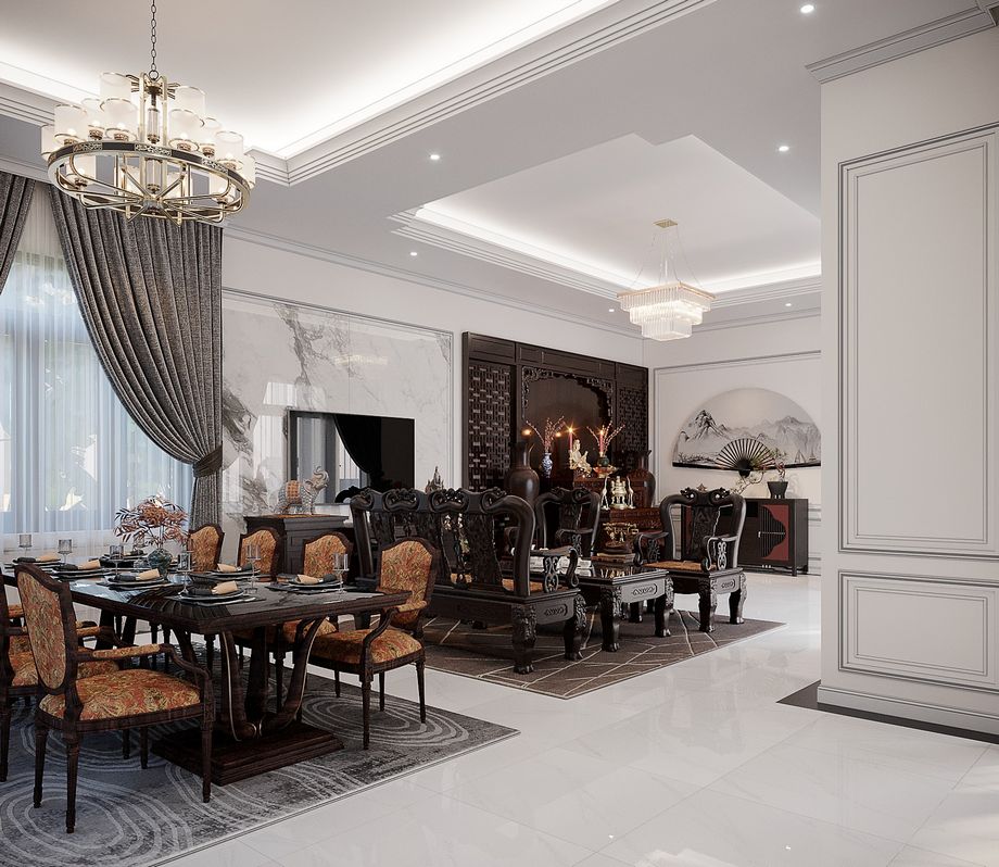 mẫu trần thạch cao cổ điển đẳng cấp cho ngôi nhà của bạn mẫu trần thạch cao cổ điển đẳng cấp cho ngôi nhà của bạn