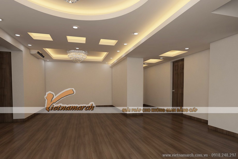Thiết kế mẫu trần thạch cao giật cấp cho căn hộ chung cư D’.Le Roi Soleil Quảng An Thiết kế mẫu trần thạch cao giật cấp cho căn hộ chung cư D’.Le Roi Soleil Quảng An