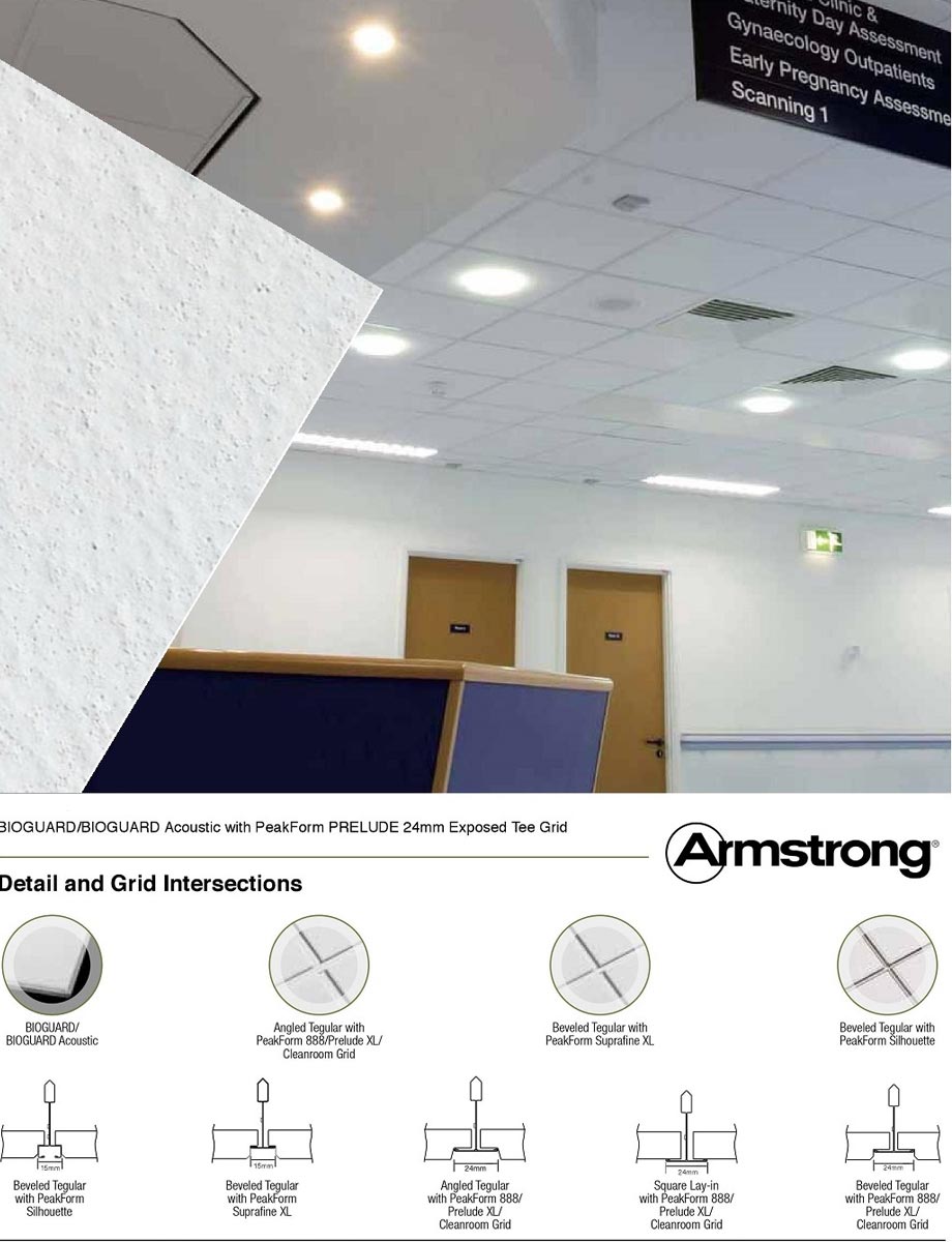 Tấm sợi khoáng Bioguard ArmStrong chính hãng giá tốt