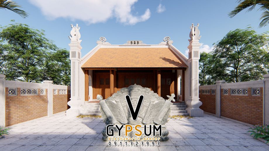 Thiết kế nhà thờ họ 3 gian 2 mái bằng gỗ đẹp cho chú Ngọc Thiết kế nhà thờ họ 3 gian 2 mái bằng gỗ đẹp cho chú Ngọc