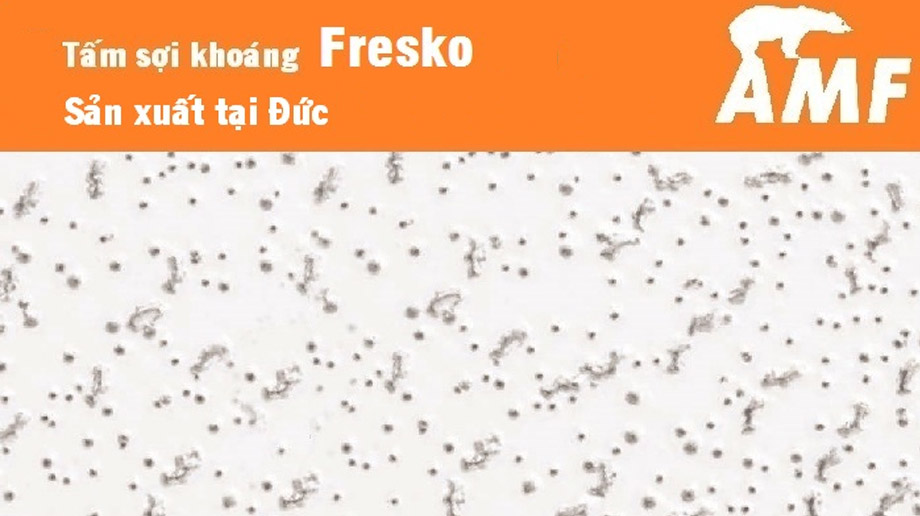 Tấm sợi khoáng Fresco AMF chống cháy an toàn Tấm sợi khoáng Fresco AMF chống cháy an toàn