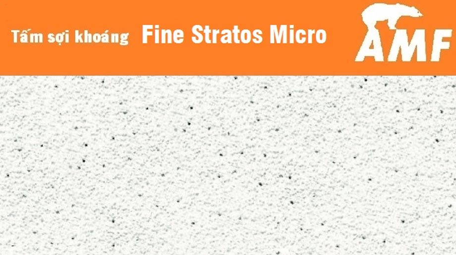 Tấm trần sợi khoáng Fine Stratos Micro Tấm trần sợi khoáng Fine Stratos Micro
