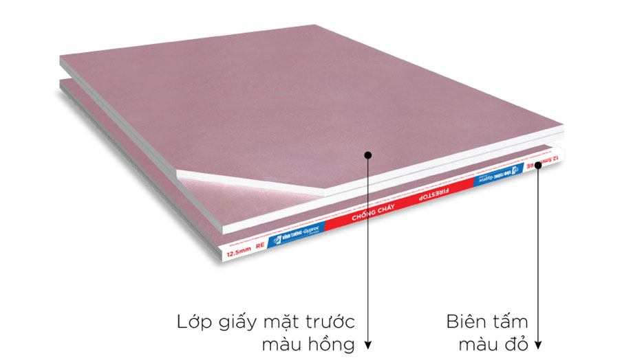 Tấm thạch cao chống cháy Gyproc Tấm thạch cao chống cháy Gyproc