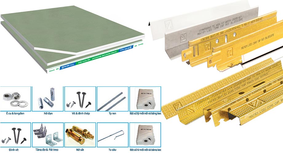 Đại lý cung cấp vật tư trần vách thạch cao tại Cần Thơ
