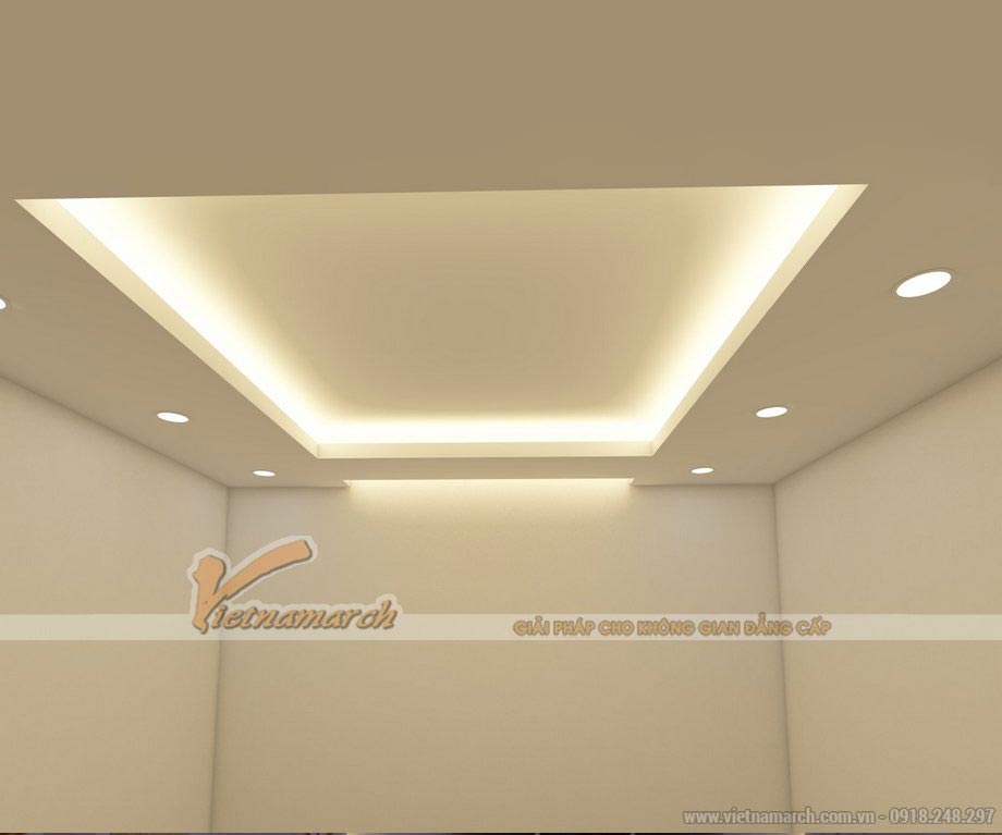 Thi công trần thạch cao nhà anh Việt chung cư Dream Town Coma 6