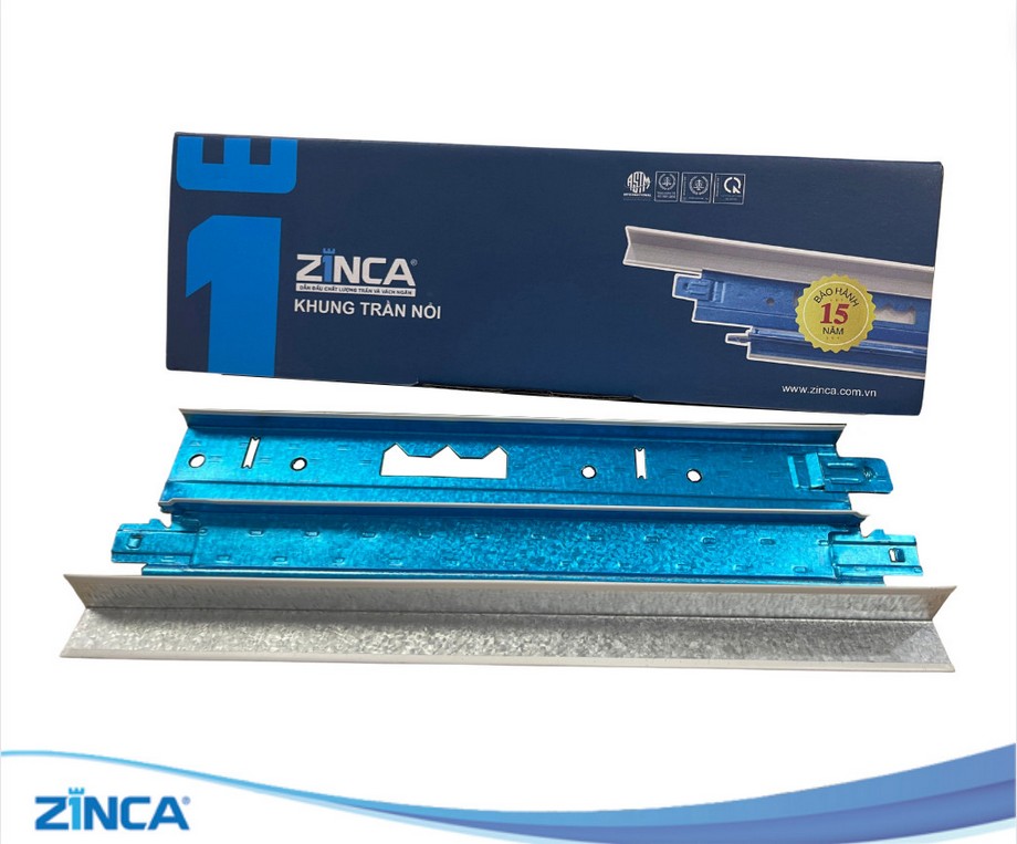 Khung trần thạch cao nổi Zinca Pro Khung trần thạch cao nổi Zinca Pro
