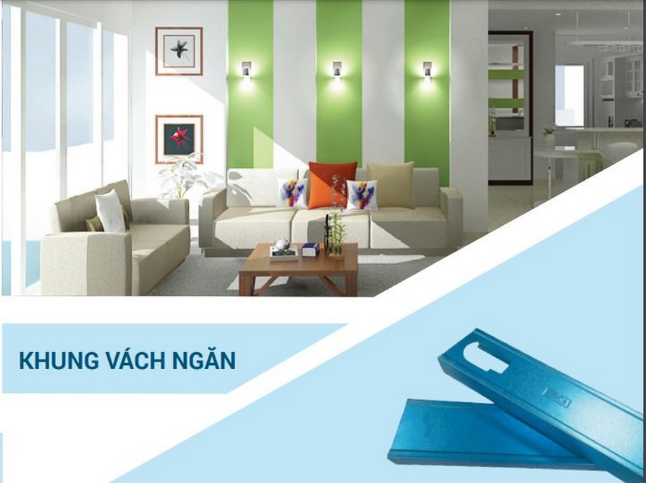 Ứng dụng của khung vách ngăn ZINCA Ứng dụng của khung vách ngăn ZINCA