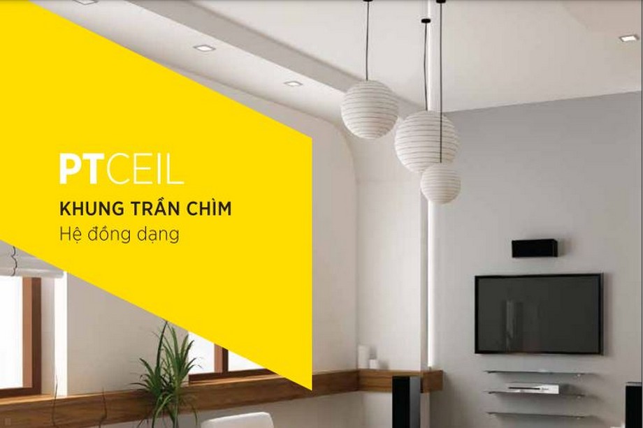 Ứng dụng khung xương trần chìm USG Boral PTCeil